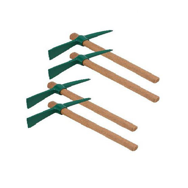 Pickaxe With Wood Handle